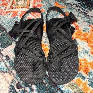 Black Strappy Sandals